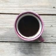 hot drink in a pink mug