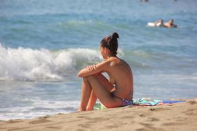 Beach Sea Waters