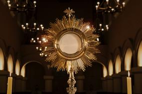 Monstrance Jesus In The Blessed