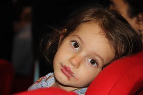 Girl Child Baby face