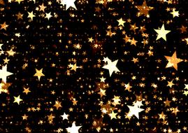 christmas background star curtain