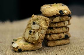 square sweet cookies