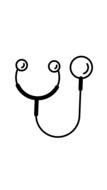 painted small stethoscope