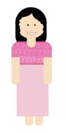 girl pink cute image