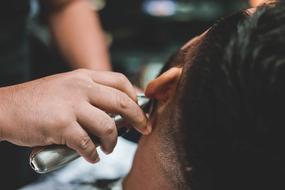 man at Hair Beard Salon