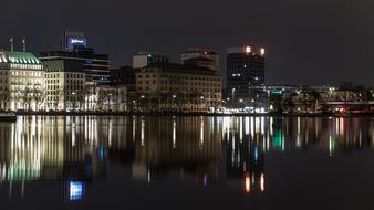 Hamburg Skyline Waters