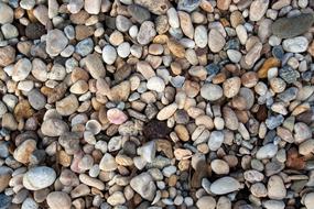 coastal Pebbles Background Structure