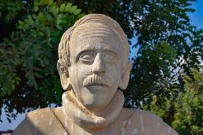stone sculpture at Petreon Sculpture Park, Cyprus