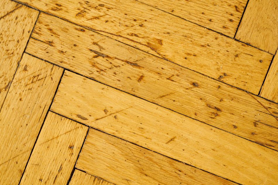 background yellow parquet