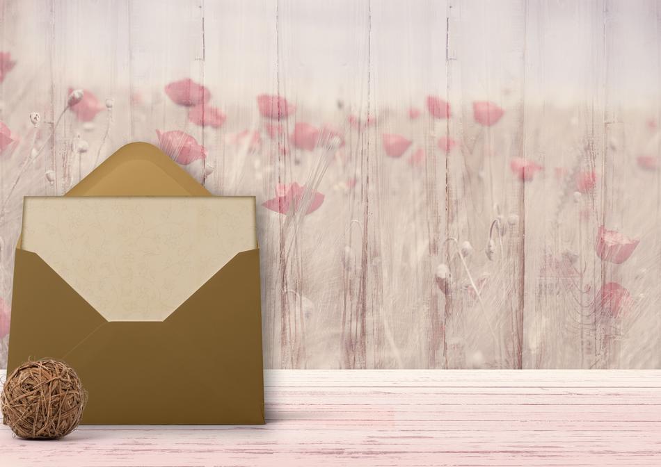 Background Image Letters Envelope