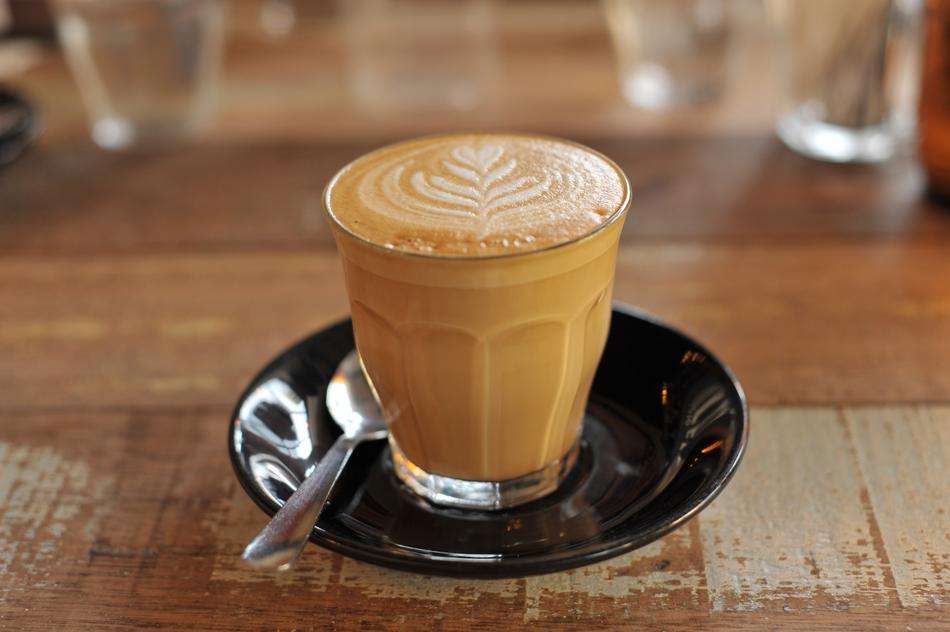 foamy sweet hot coffee