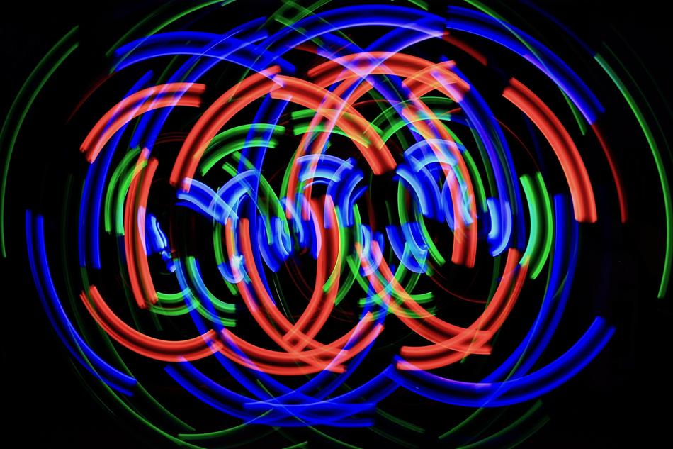 Light Painting Bright Color