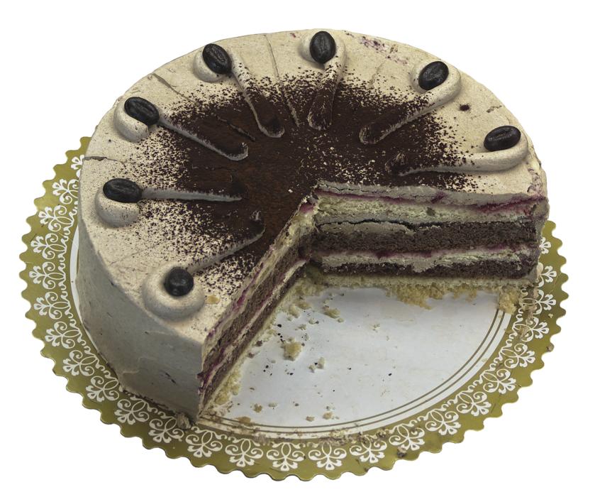 cream cake with sprinkles