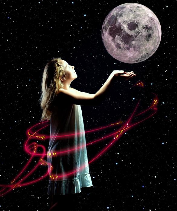 Darkness Background Moon