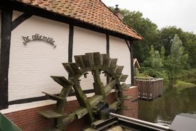 wheel mill water building