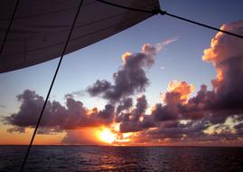 Sunset Sailing Caribbean