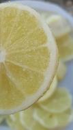 slice of sour lemon