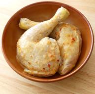 chicken leg with spices