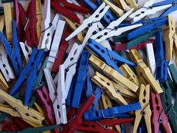 Clothes Pin Wash Background