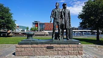 monument to Scandinavian travelers in Norway