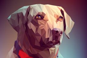 small poly animal art polygon