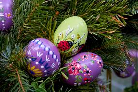 Easter Well Bieberbach Eggs