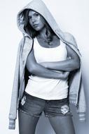 the athletic girl is beautiful