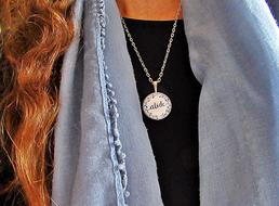 a beautiful silver locket