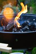burning fire on logs