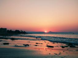 Sunset On The Beach Sea