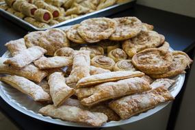 sweet delicious hot baked goods