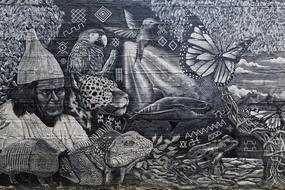 Colombia Santa Marta Graffiti
