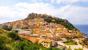 Sardinia Castelsardo Panorama