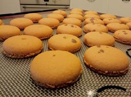 sweet cookies on the stovetop