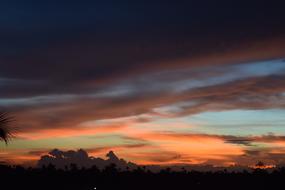 Sunset Dusk in Evening time