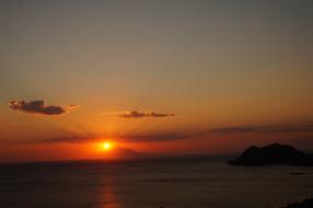 Sunset Greece Landscape