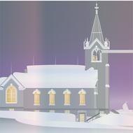 graphic christmas church