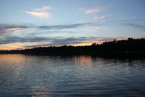 Lake Water at dusk