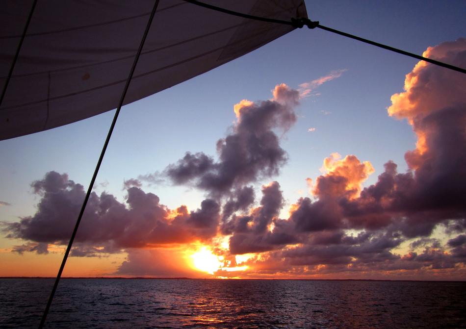Sunset Sailing Caribbean