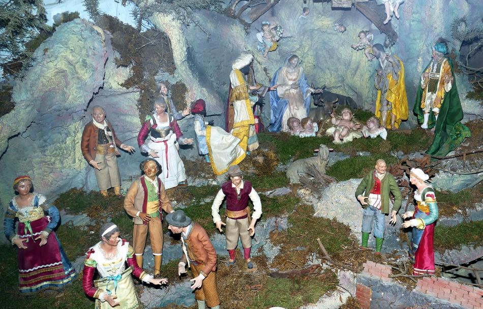 Amalfi Positano Christmas figures