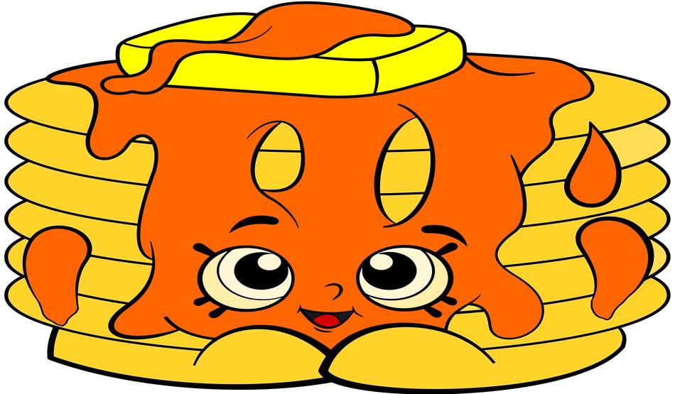 funny face pancake drawing