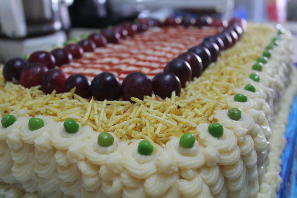 big sweet cake