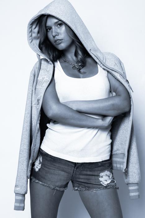 the athletic girl is beautiful