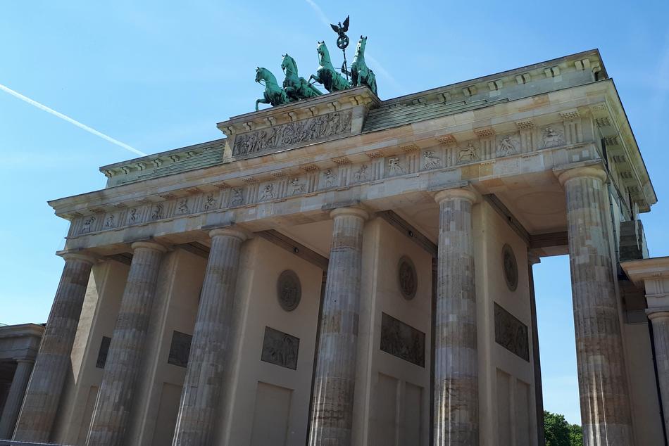 Berlin Brand Front Of The
