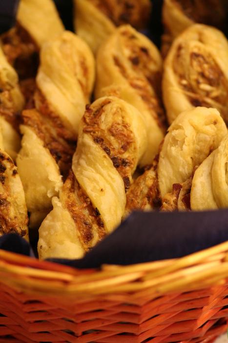 baked goods with meat