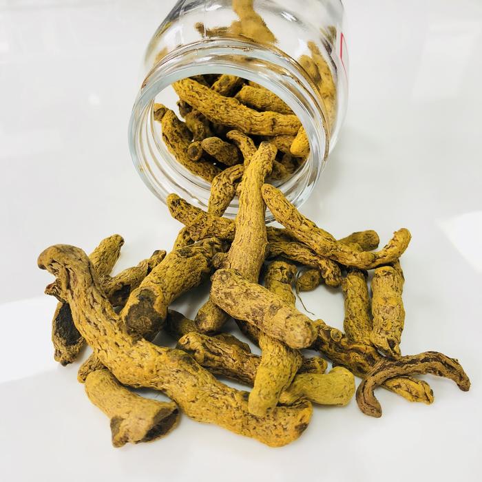 dried vegetables in a jar