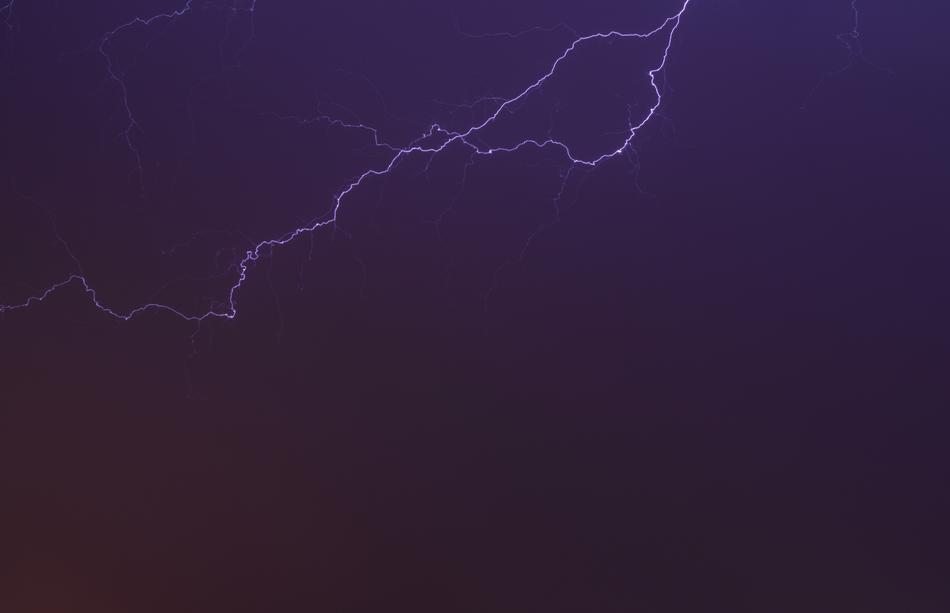 lightning in the sky as background