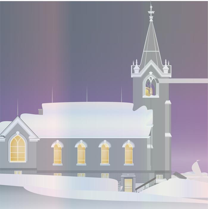 graphic christmas church