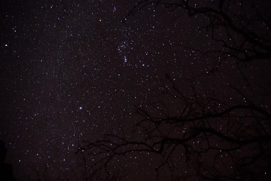 Sky View Stars Background