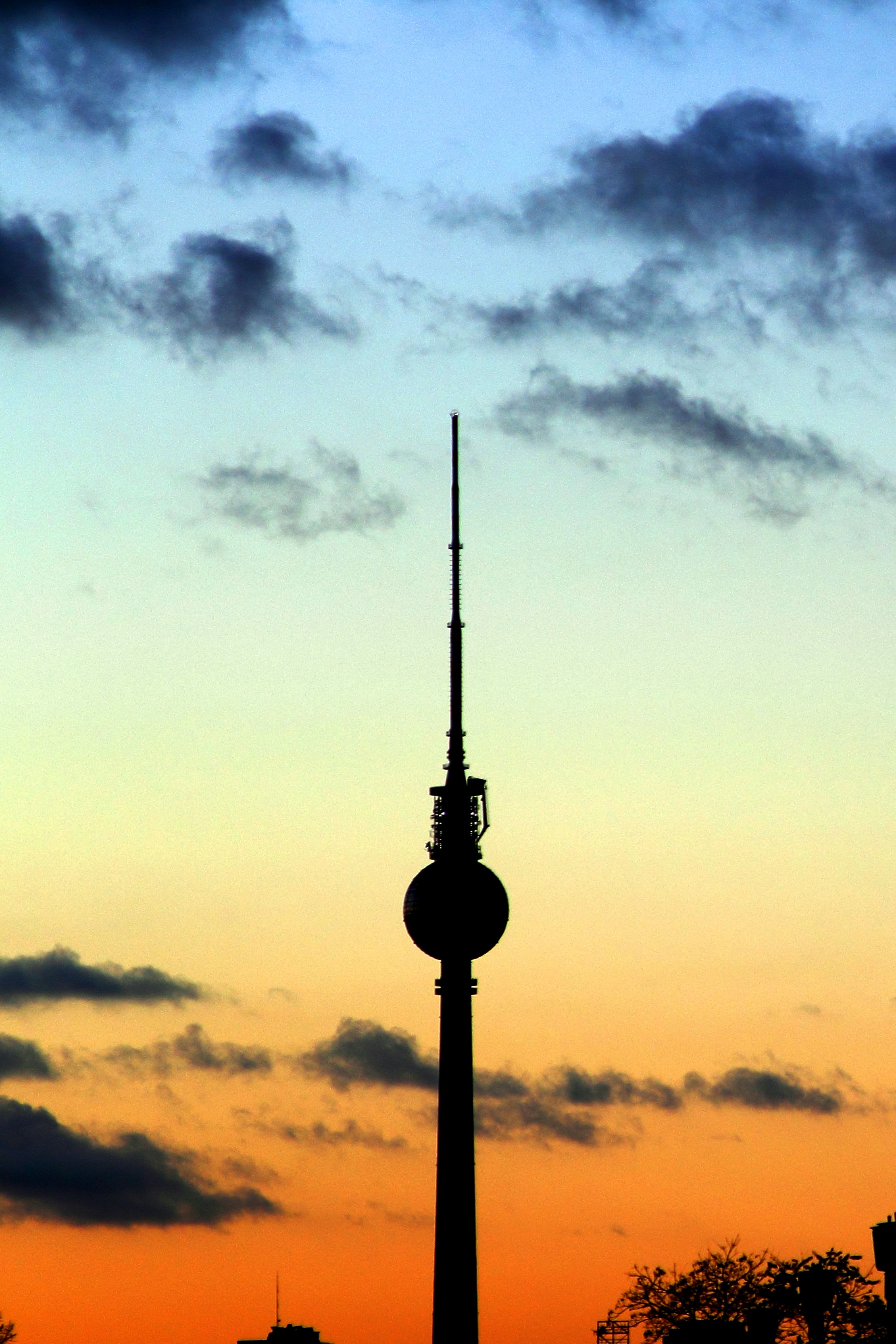 Berlin Tv Tower Sunset Free Image Download berlin-tv-tower-sunset-free-image-download